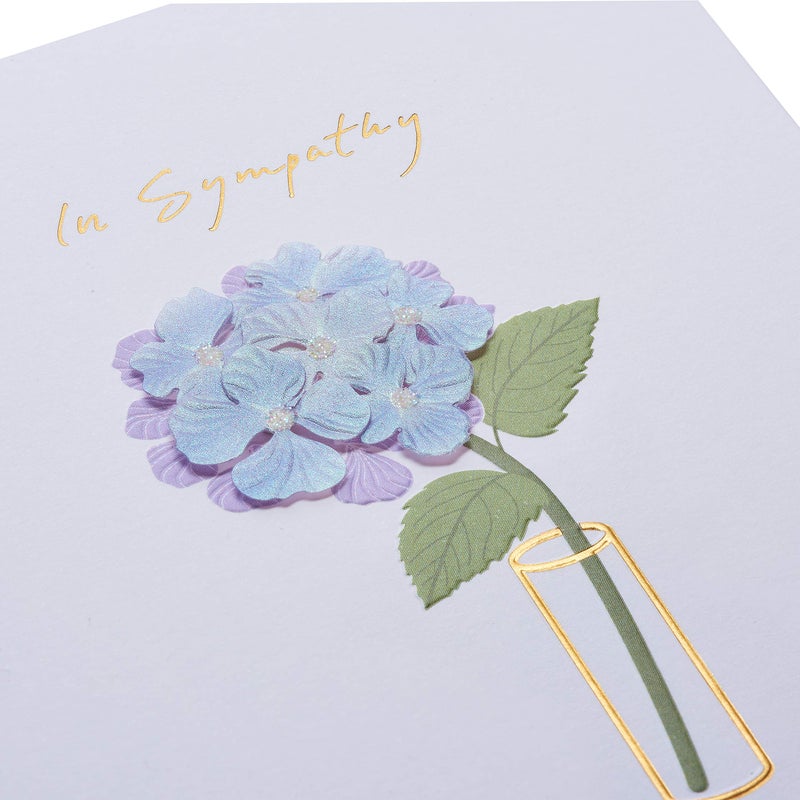 Papyrus Sympathy Card (Floral Vase) - Image 5
